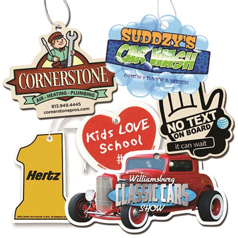 personalized air fresheners promotional.